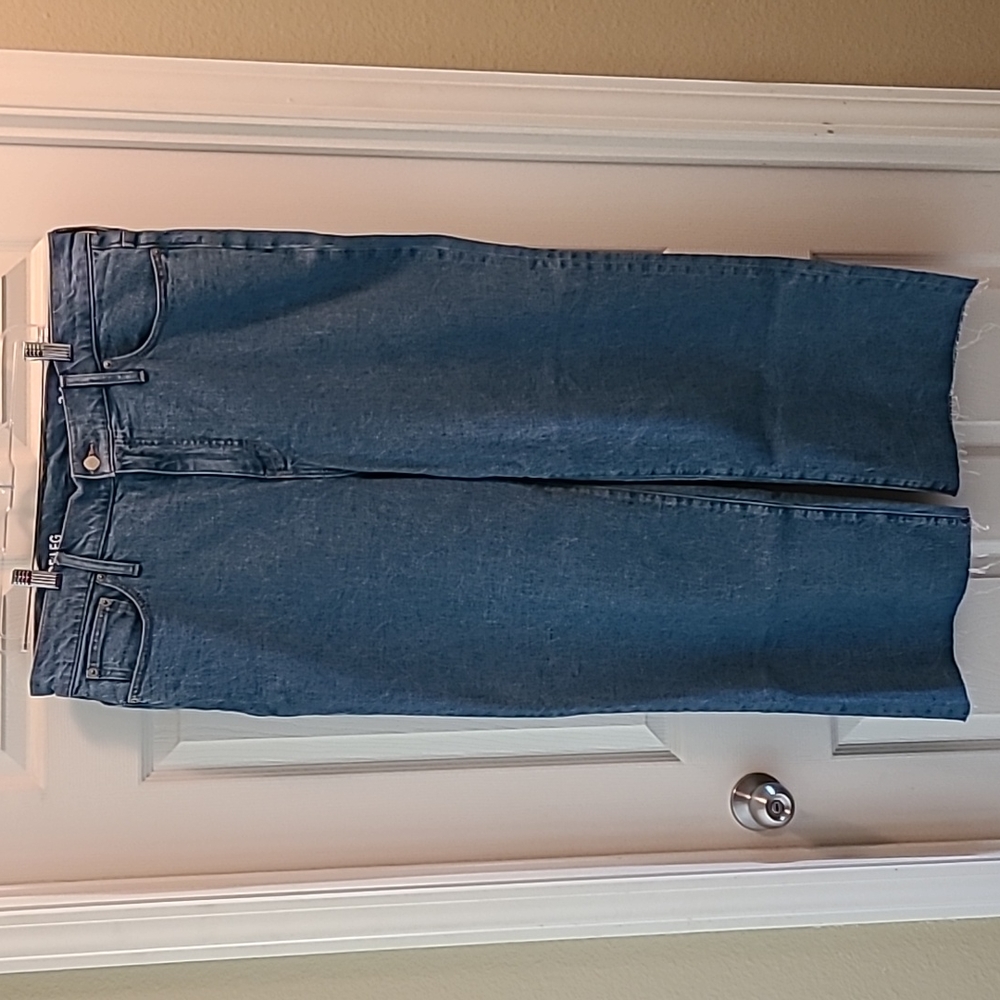 J Crew Slim Wide Leg Jeans, size 34, NWT